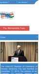 Mobile Screenshot of indiaokcchamber.com